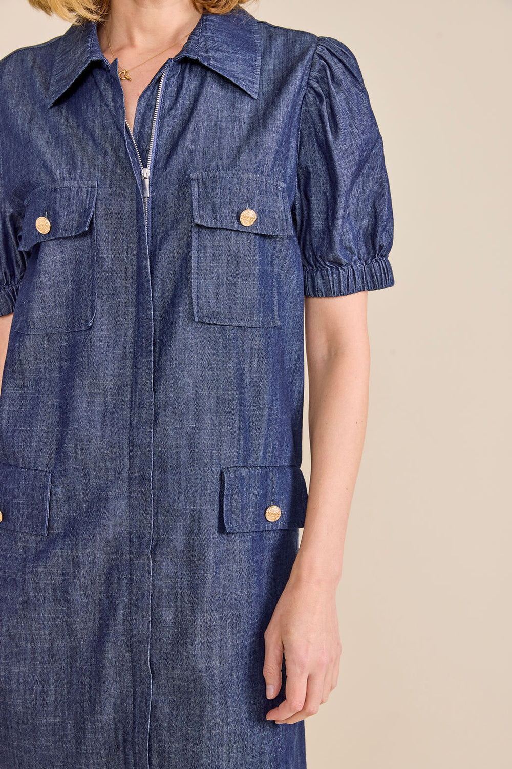 【関税込・国内発送】CELINE Triomphe Denim Mini Dress Celine Dress – S'EDGE Apparel